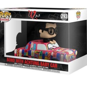 NEW Funko Pop! Rides - Rocks - U2 - ZooTV - Achtung Baby Car with Bono #293